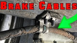 How to Replace and Adjust Parking Brake Cables [upl. by Delaney573]