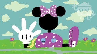 MINNIE MOUSE CLUBHOUSE MAGICAL PAINTING PARTY FOR KIDS  DISNEY JUNIOR DOODLE [upl. by Llewkcor703]