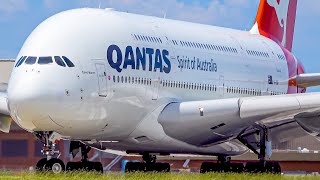 50 BIG PLANES Landing and Taking Off  A380 B747 A330 B777 A350 B787  Melbourne Airport Spotting [upl. by Dlanar]