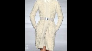 Связать Пальто Спицами для Женщин  модели 2019 Assign spokes Coats for Women Weisen Sie Speichen [upl. by Ylrebnik]