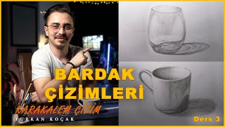 Bardak Çizimleri  Karakalem Çizim Teknikleri  Ders 3 [upl. by Analise]