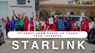 Internet From Space For Young Tech Learners  Tech Kidz Africa X Starlink Internet [upl. by Raye]