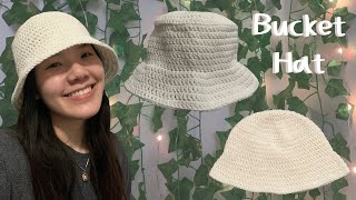 Quick amp Easy Crochet Bucket Hat Tutorial [upl. by Josiah]