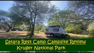 Satara Rest Camp Campsite Review Kruger National Park [upl. by Suoiluj]