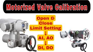 Rotork Motorized valve Calibration  Rotork MOV [upl. by Capps]