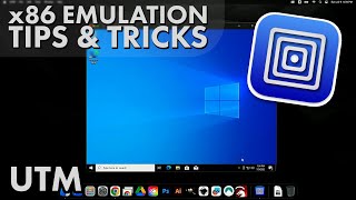 UTM Emulation for Beginners  x86 Windows on ARM Apple Silicon [upl. by Florette]