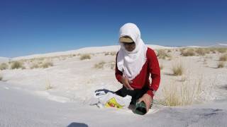 White Sands Camping Backpacking [upl. by Novihc]