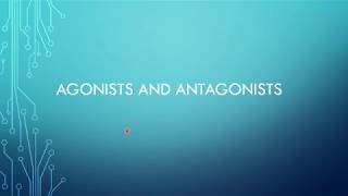 Agonists and Antagonists Drug Mechanisms [upl. by Thorsten]