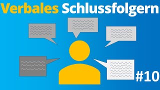 Verbales Schlussfolgern im Einstellungstest  sprachliches Verstehen  Assessmentcenter 10 [upl. by Anivlis]