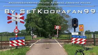 Spoorwegovergang Heiloo Compilatie Railroad Crossing Heiloo Compilation 1952024 [upl. by Baggett]