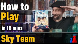 How to play Sky Team boardgame all modules explained  Peaky Boardgamer [upl. by Eldon241]