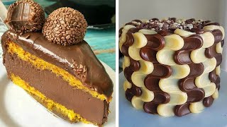 Best for Chocolate  So Yummy Dark Chocolate Cake Ideas  Satisfying Chocolate Cake Videos [upl. by Emmott228]