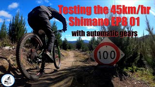 Testing the 45kmhr Shimano EP801 with automatic gears [upl. by Waligore]