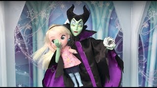 Elsa vs Maleficent Frozen Elsa Toddler gets taken by Maleficent Battle in the Ice Palace [upl. by Comyns]