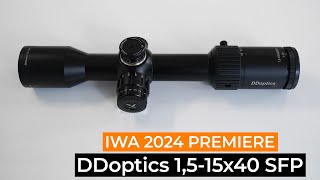 IWA 2024 Mega Kompakt Der Prototyp des DDoptics 15 15x40 SFP Premiere in Nürnberg [upl. by Yelda]