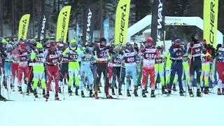 Dobbiaco  Cortina Skating Race 2023  Highlights [upl. by Horodko]