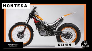 Montesa Cota 4RT Keihin remap ecu TunerPro maps [upl. by Llehsram]