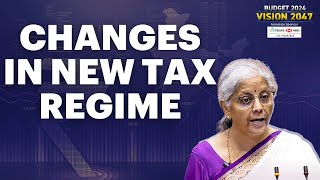 Income Tax Slabs In Union Budget 2024 Changes In New Tax Regime Announced [upl. by Esekram]