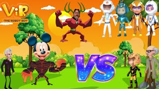 vir d robot boy  robot boy suit on  lava mickey mouse robot vs vir the robo boy  new episode 🤖👈 [upl. by Koa]