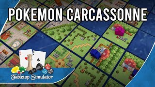 Pokemon Carcassonne for Tabletop Simulator  Custom Coverage [upl. by Natfa]