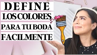 ¿CÓMO ELEGIR LOS COLORES PARA TU BODA  ANGIE [upl. by Alfeus306]