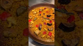 making paella 🥘 behindthescene videoshort HighSpeedDining [upl. by Axela]