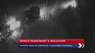 Aparecen quotMonstruosquot del CJNG en Teocaltiche [upl. by Aynotan357]