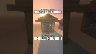 Minecraft House Tutorial  Plains Village Small House 1  shorts minecraft minecraftbuilding [upl. by Susanetta]