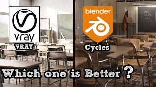 Vray vs Cycles which is better [upl. by Dnesnwot]