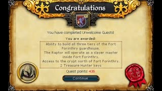 RS3 Quest Unwelcome Guests [upl. by Catt]