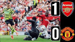 Arsenal vs Man utd 10 HIGHLIGHTS  Manchester United vs Arsenal premier league 2024 [upl. by Adniram]