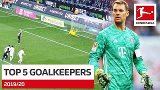 Top 5 Best Goalkeepers 201920 – Sommer Neuer and More [upl. by Hyacintha]