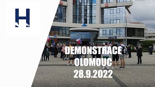 Demonstrace Olomouc 2892022 [upl. by Ytisahc]