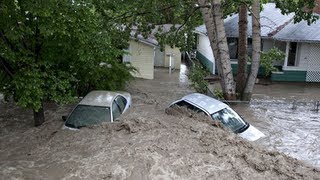 ALBERTA FLOODING  Canmore Bragg Creek High River Floods Calgary 2013 Flood News BY THE PUBLIC Video [upl. by Aloek513]