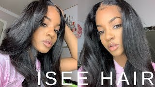 Curling ISEE Indian Straight Hair💗 [upl. by Walston140]