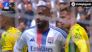 Lyon Vs Nantes 20 All Goals Analysis Extended Highlights Result [upl. by Demodena]