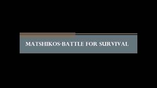 Matshikos battle for survival lyrics [upl. by Yme]