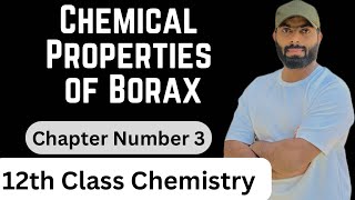 Part1 Chemical properties of Borax  ch3  12th class chemistry [upl. by Onibla]