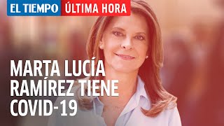 Marta Lucía Ramírez tiene coronavirus [upl. by Sualk]