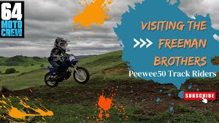 visiting Freeman Brothers MX Track Peewee50 Track Riders [upl. by Neltiak77]