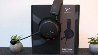 beyerdynamic MMX100 GamingHeadset Testaufnahme  Review [upl. by Aiynot]