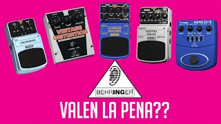 Pedales Behringer ¿Valen la pena ¿Son buenos [upl. by Hannala]