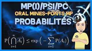 MPIPSIPC Probabilités  exo corrigé MinesPonts [upl. by York]