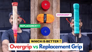 Overgrip VS Replacement Grip in Badminton   Which Is Better [upl. by Macfarlane]