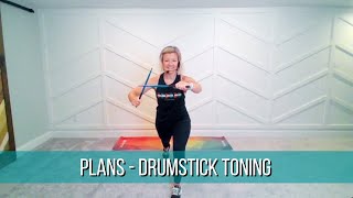 Plans  Leg Toning Choreography with Drumsticks [upl. by Erline]