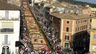 LInfiorata di Genzano vista dal cielo 151617 Giugno 2024 [upl. by Cherilyn]