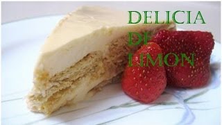 Receta Facil Delicia De Limon Deliciosamente Helado [upl. by Aysab]