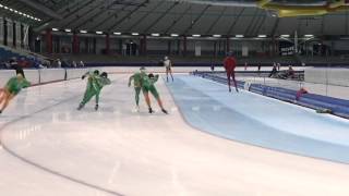 JO 2014  patinage de vitesse Alexis Contin [upl. by Meilen256]