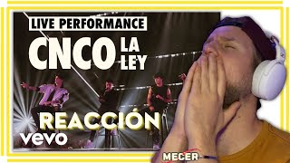 Reacción 😲 CNCO  La Ley Live ⚖️ [upl. by Etram]