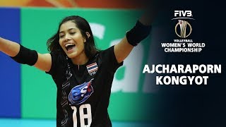 Ajcharaporn Kongyot อัจฉราพร คงยศ  Thailand Women Volleyball World Championship 2018 [upl. by Annala]